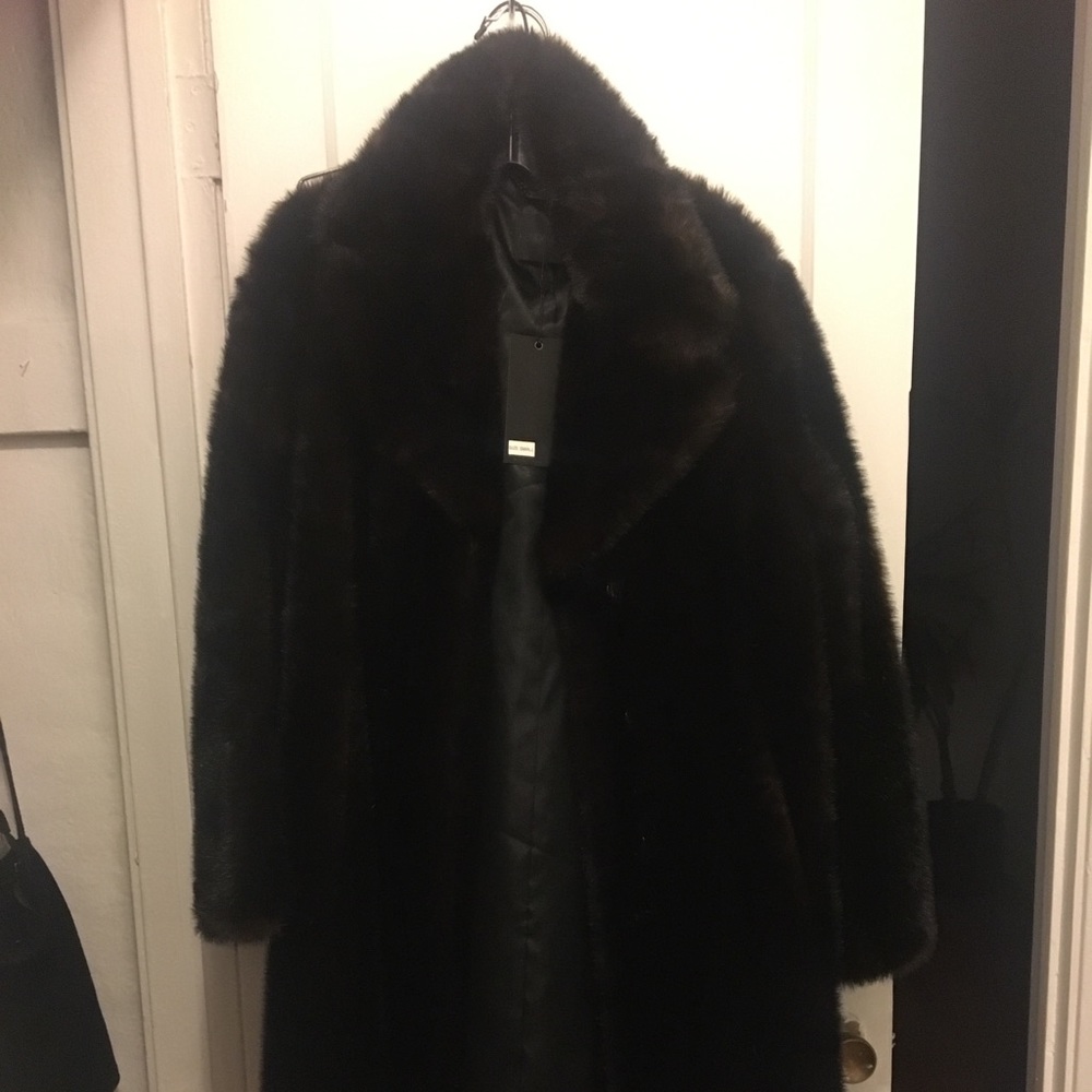 Kendall + Kylie Faux Fur Coat